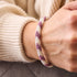 Purple Emperor | Himalayan Glass Bead Bracelet